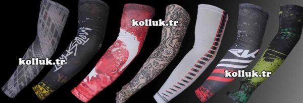 Motosiklet, Bisiklet, Spor, Basketbol, Güneş Koruyucu kolluk tasarım baskı imalat