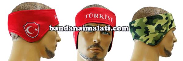 kulak korumalı saç bandı